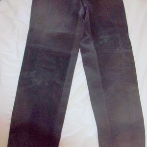 MUST LOOK!~~SUEDE Absolu Paris Black Skinny Pants